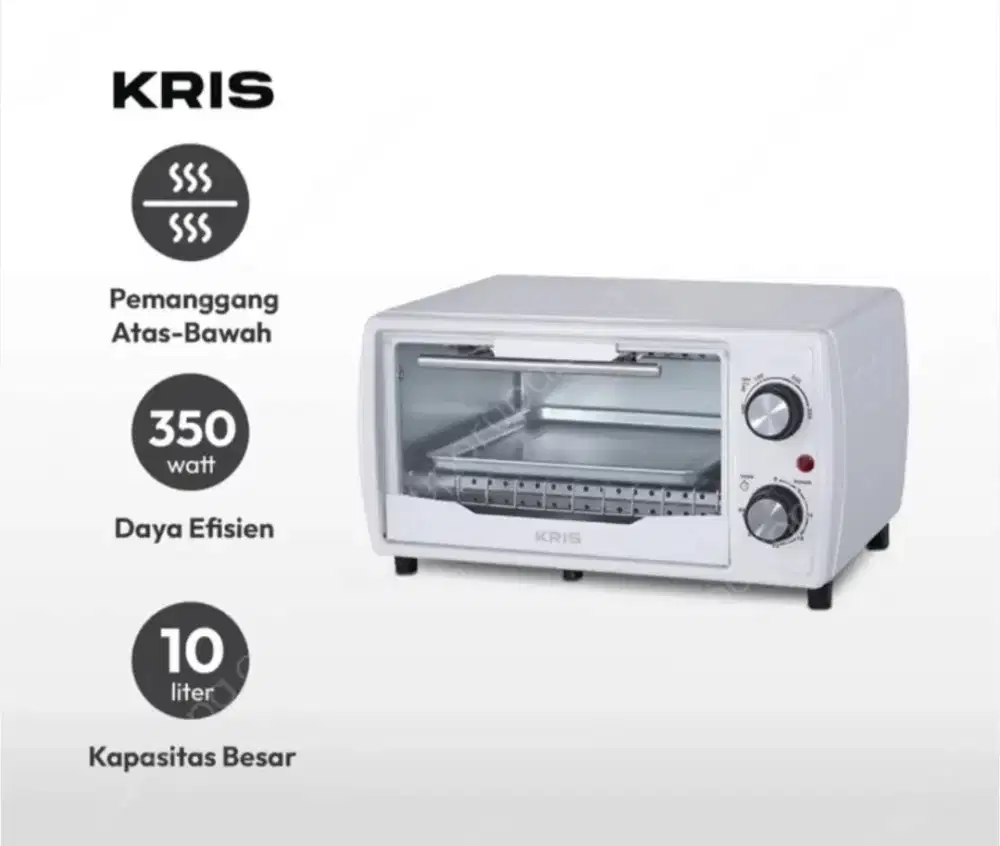 oven toaster Kris 10 lt 350 watt BARU