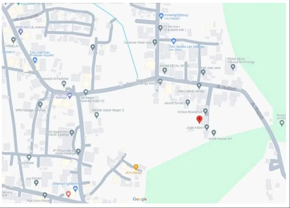 Tanah di Jual di Sidorejo Kidul