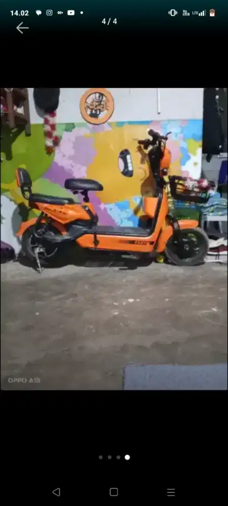 Sepedah listrik jual CPT merk Exotic baguss gays