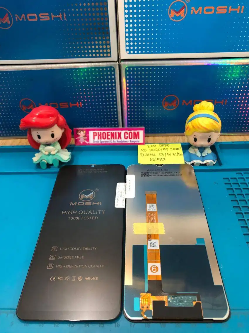 LCD OPPO REALME C3/REALME 5I/REALME 5/NARZO 10A/NARZO 20A PHOENIX COM