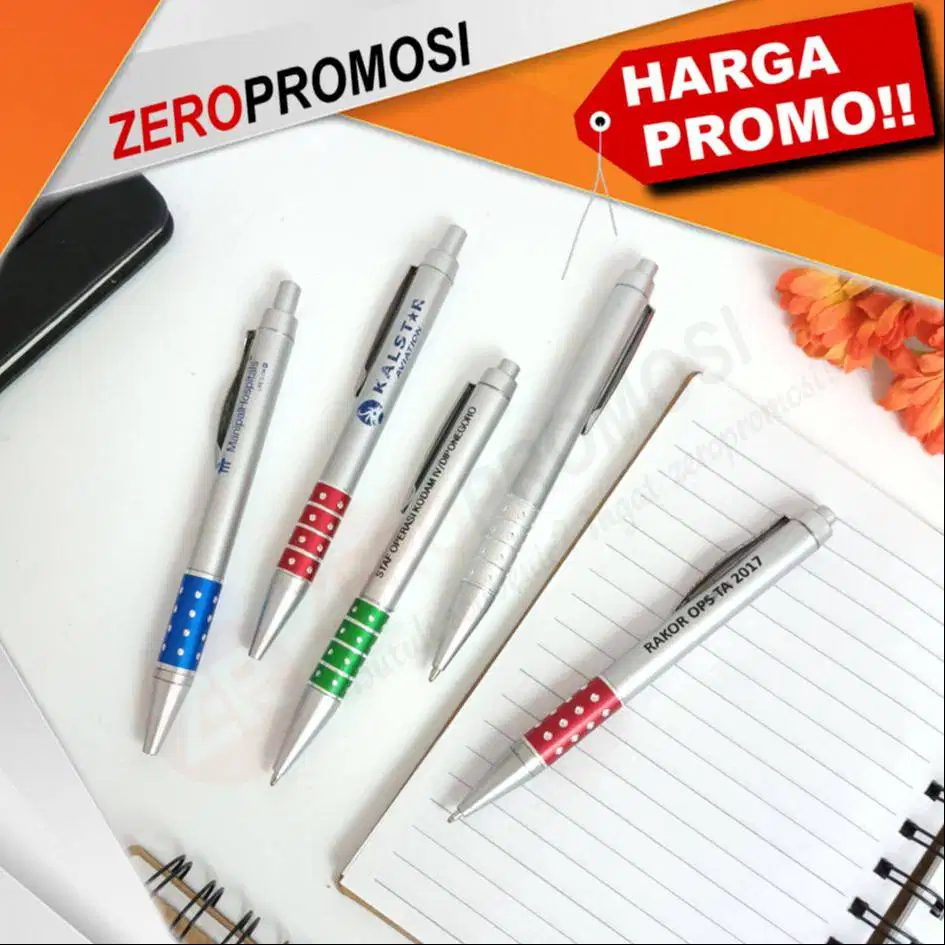 Pulpen Plastik Tung Tung Sablon Custom