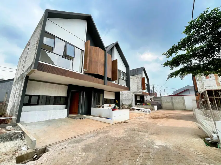 Nyaman & Modern! Rumah Open Space SHM, 5 Menit ke Tol Jatiasih!