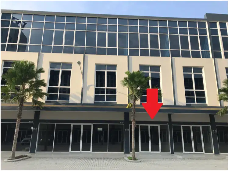 ruko jual komplek HUB kualanamu bandara commercial bizpark usaha murah