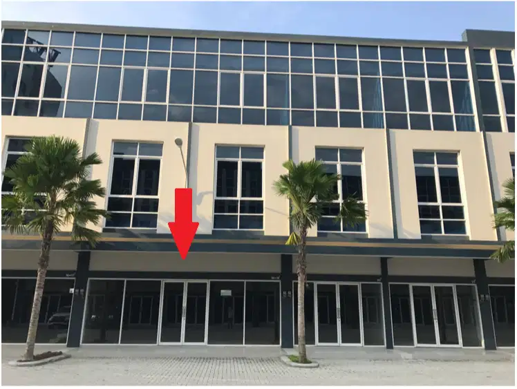 ruko jual komplek HUB kualanamu bandara commercial bizpark usaha bagus