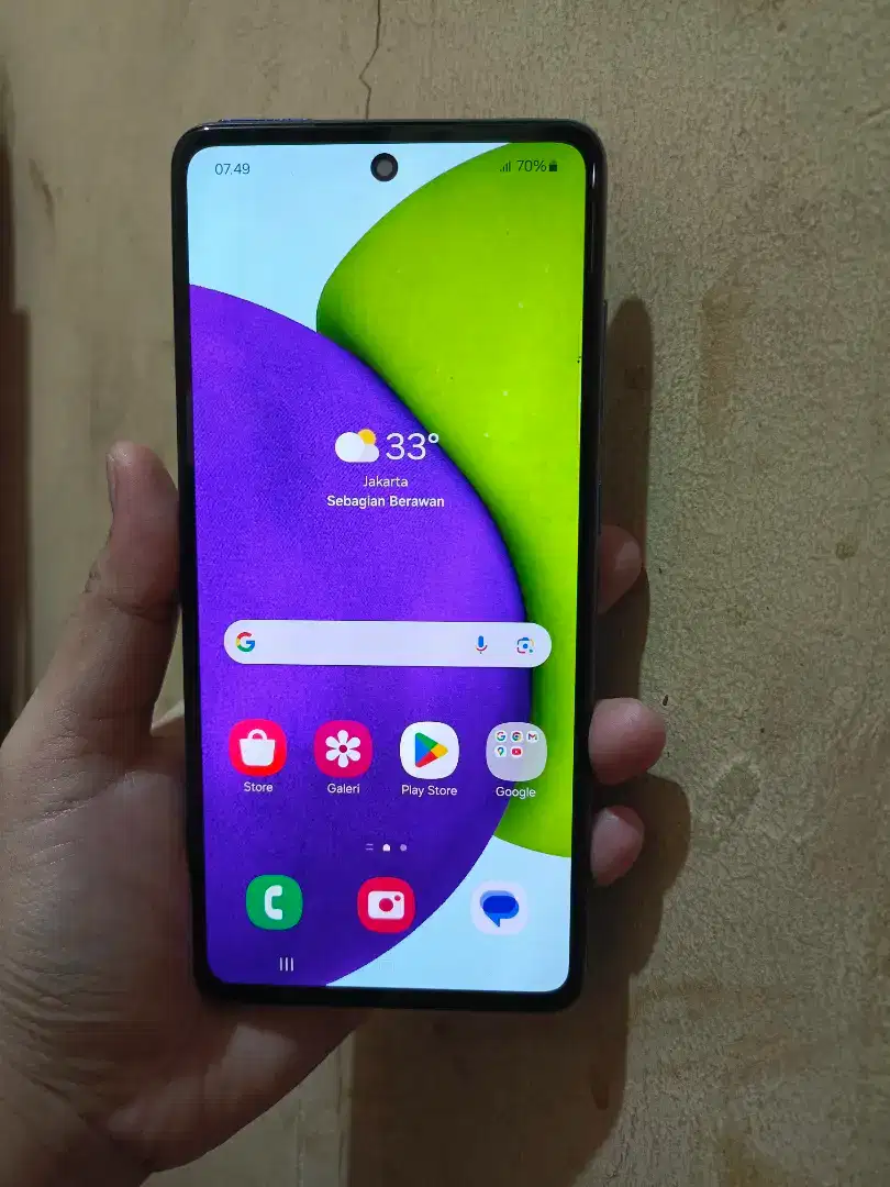 Samsung A52 ram 8/256 Nominus lecet cassing pemakaian wajar nokendala