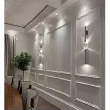 Plafon Partisi Gypsum PVC Kusen Alumunium Pintu KamuFlase Lis Moulding