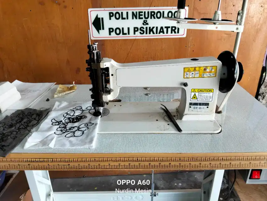 Mesin Cornely GY10-1 baru komplit siappakai bsrt meja kaki servo baru