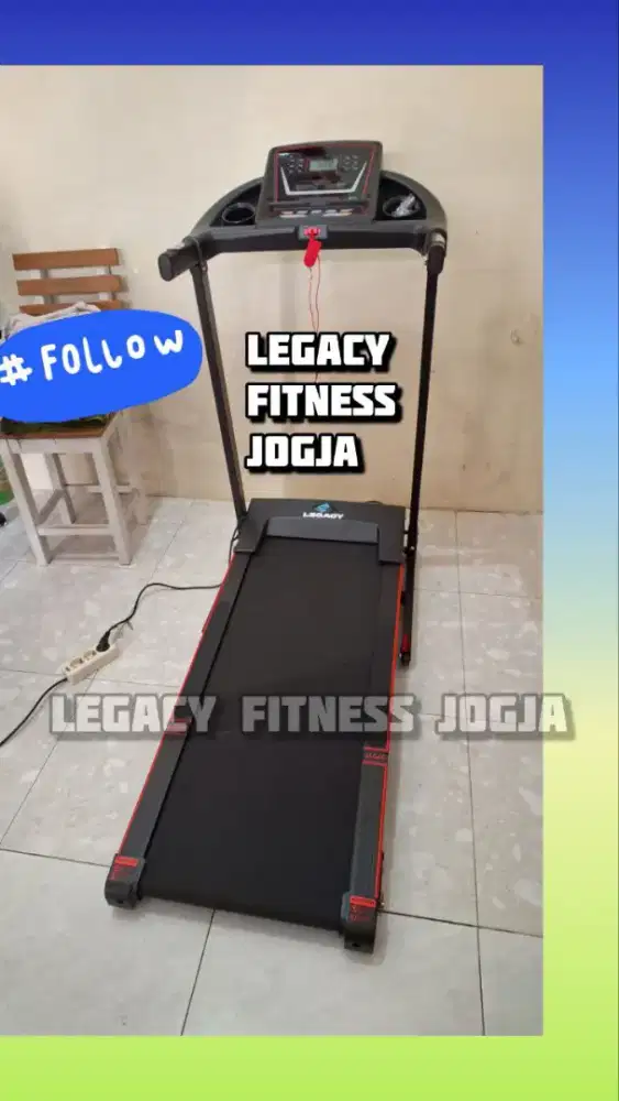 Treadmill elektrik legacy mecca murah saja tridmil olahraga