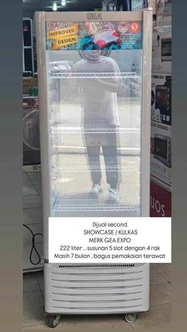 JUAL KULKAS / SHOWCASE GEA EXPO