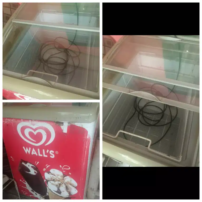 Frezer bekas jualan ice 120 liter (bekas tapi masih bagus)