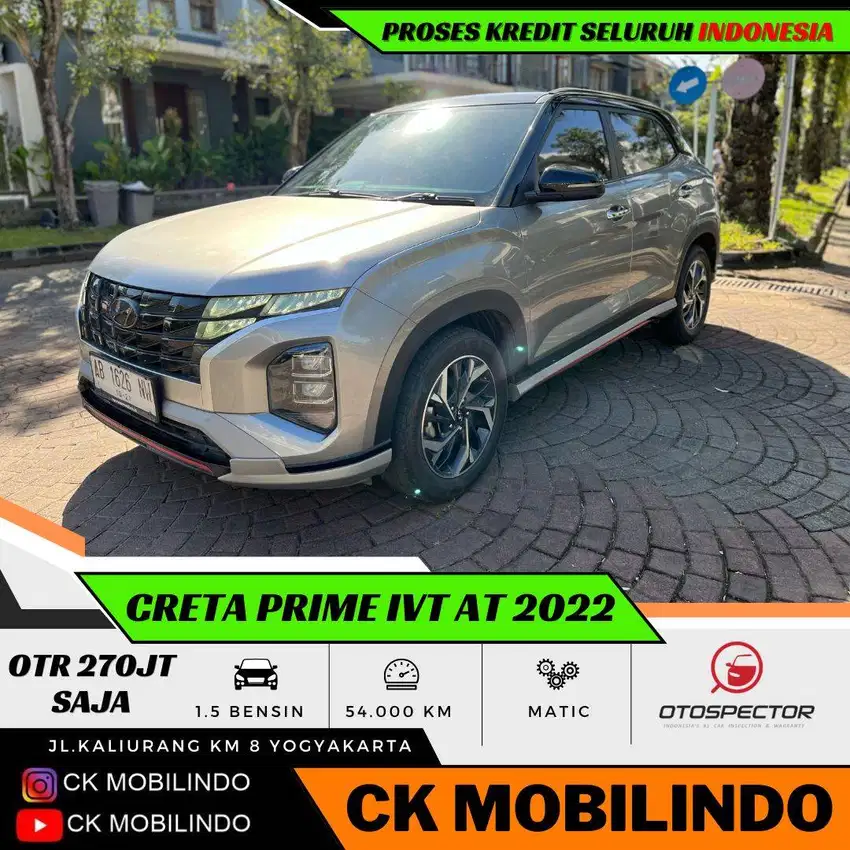 (Dp15jt) Creta Prime IVT Matic 2022 AB Tgn1 ISTIMEWA Kredit Murah