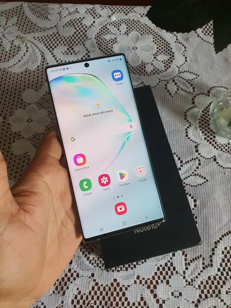 SAMSUNG GALAXY NOTE 10 PLUS 256GB MINES | RESMI INDO | SECONDhand