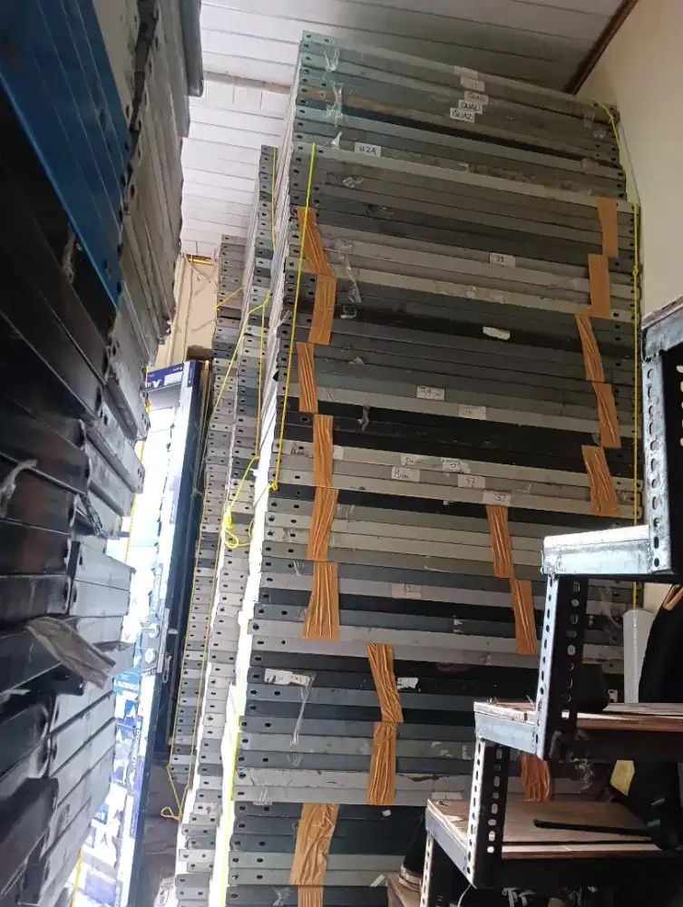Jual rak besi siku ukuran 60*100*250 borongan 30 rak bisa satuan bisa