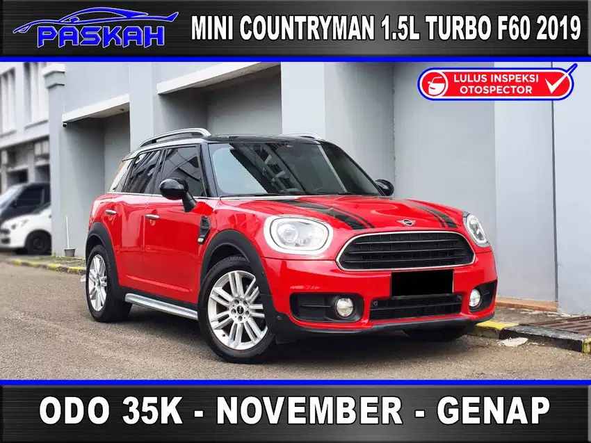 TURBO Bunga=5.5% Pajak=NOVEMBER GENAP Mini Countryman 2019 turbo YOPI
