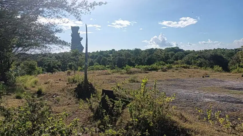 Tanah 1 hektar view Gwk ungasan Badung Bali