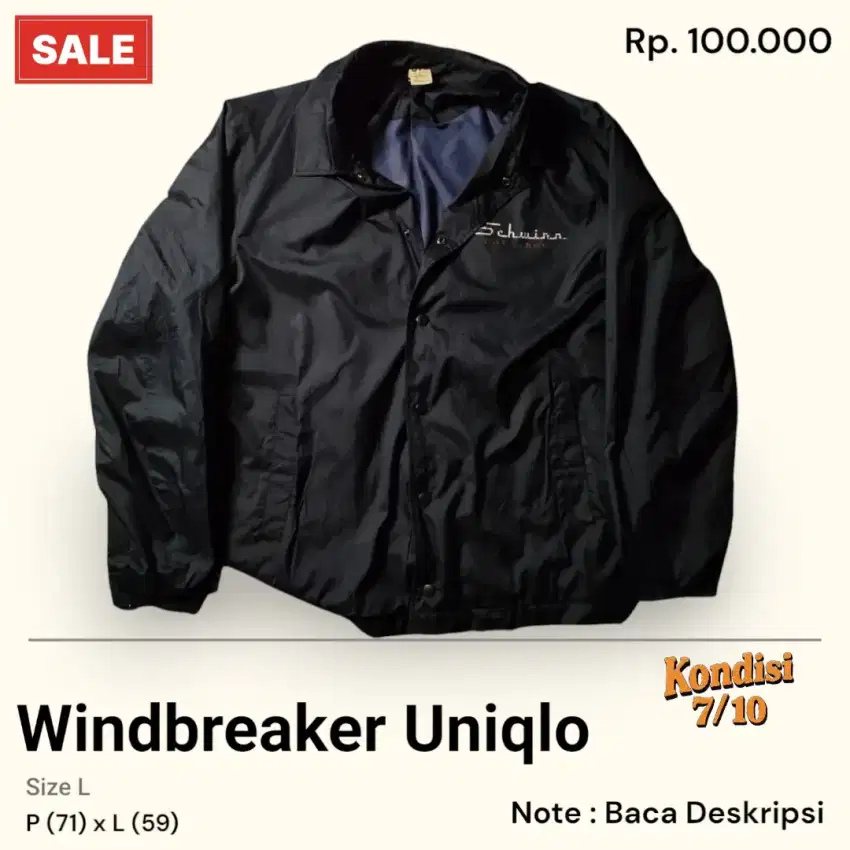 Jaket Windbreaker Uniqlo
