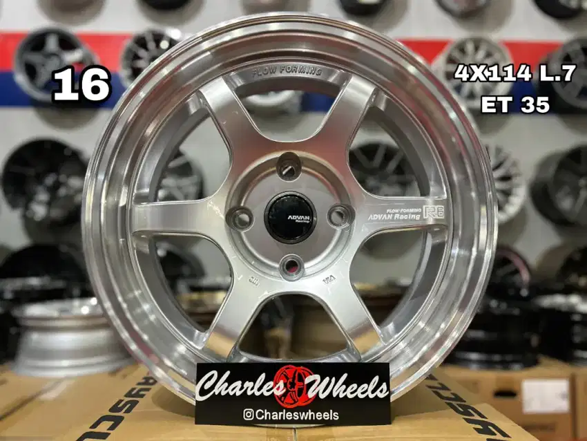 Jual velg advan r6 r16 4x114,3 lancer avanza wuling xenia dll
