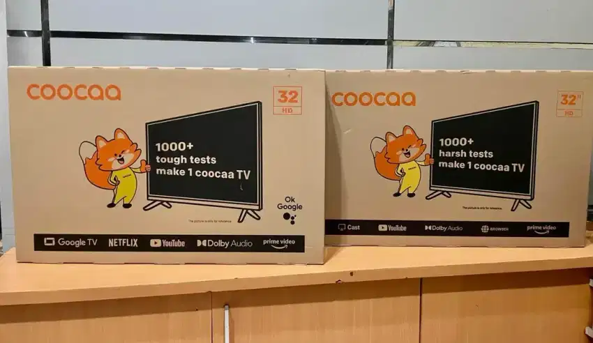 Coocaa google tv 32 inch baru