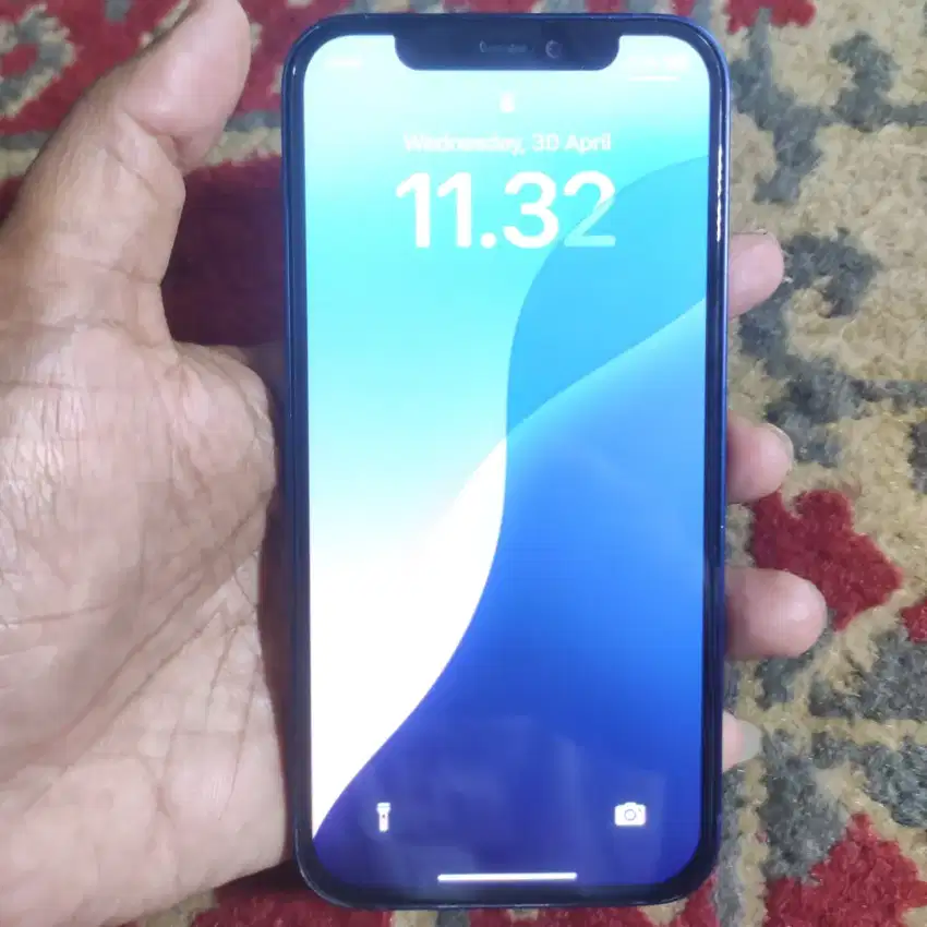 Iphone 12 Blue 64GB Sinyal Aman IMEI Resmi Bea Cukai
