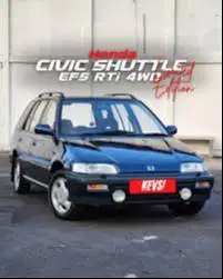 CBU Honda Civic Shuttle  EF SH5 JDM CR-X ESTILO NOUVA