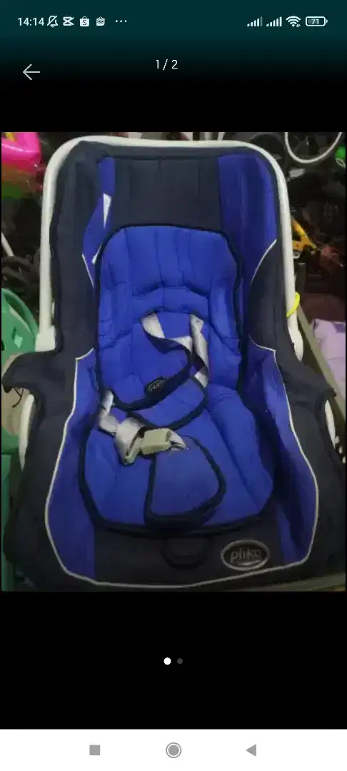 Carseat bayi, tempat duduk bayi di mobil merk pliko