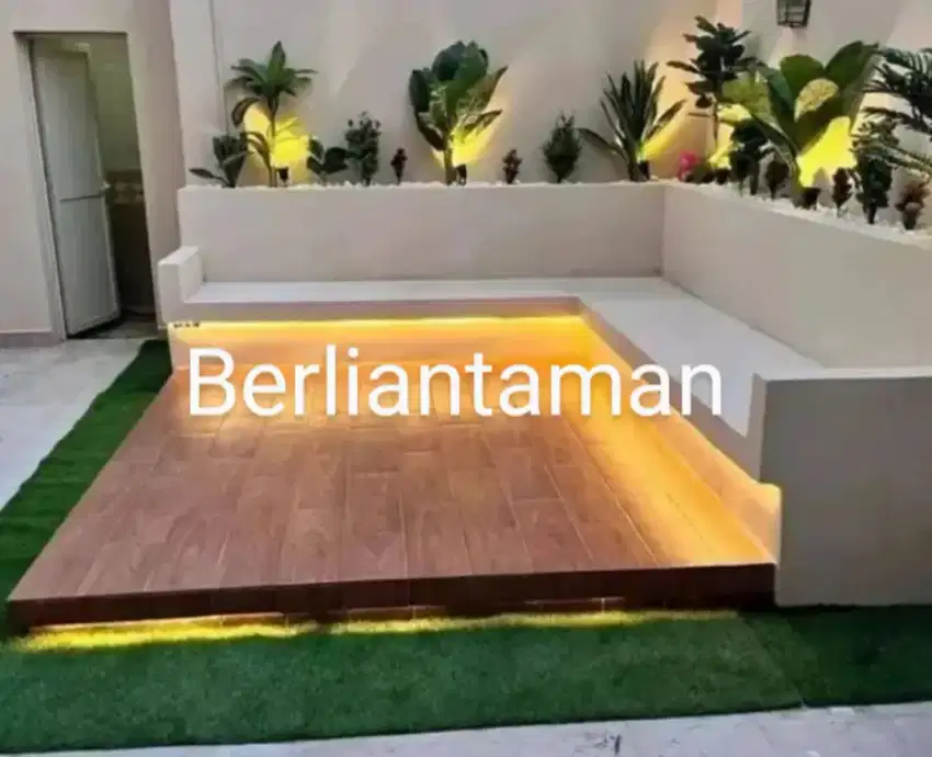 Jasa tukang taman bangku santai
