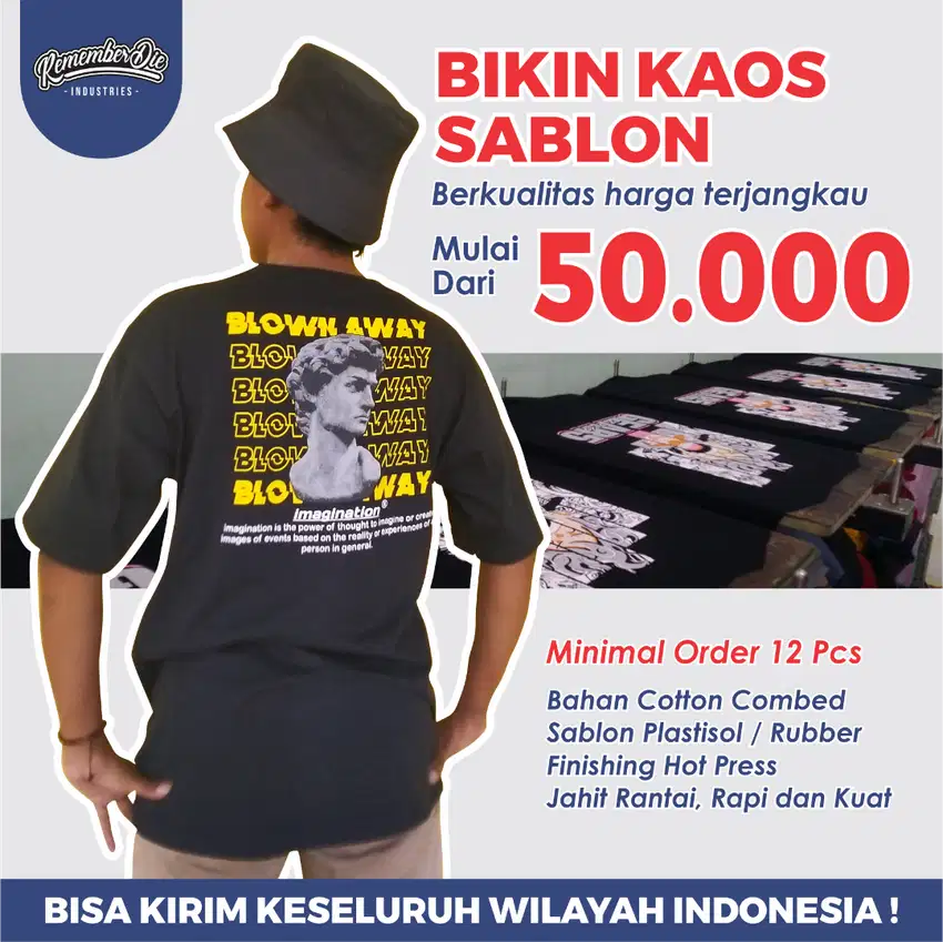 Sablon Kaos Berkualitas Harga Terjangkau / Bikin Kaos Sablon Plastisol
