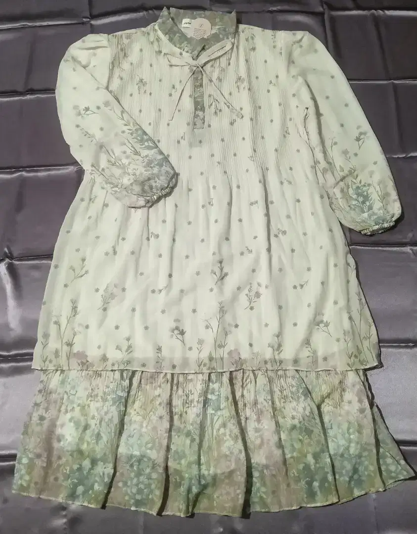 Midi Plisket 2 Layer
