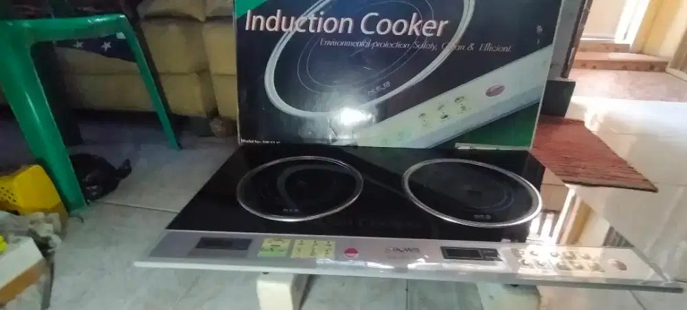 Kompor tanam induksi 2 Tungku