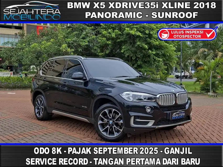 TAX=SEPTEMBER Bunga=5% GANJIL ODO=8K BMW X5 XDRIVE XLINE 2019 nik 2018