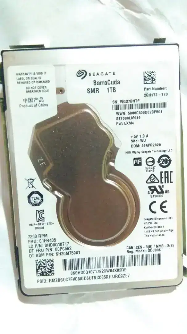 Dijual hardisk internal 1T