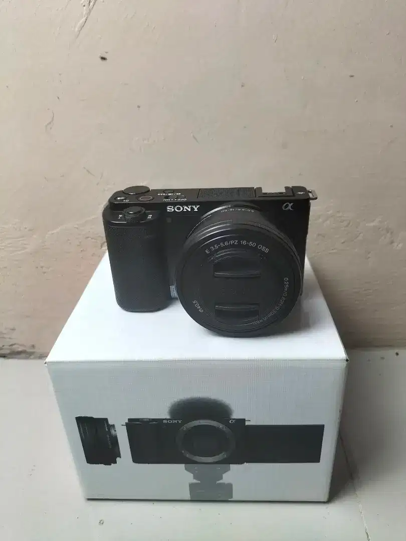 Sony Zv-E10 Fullshet Box Lengkap Mulus SC Rendah