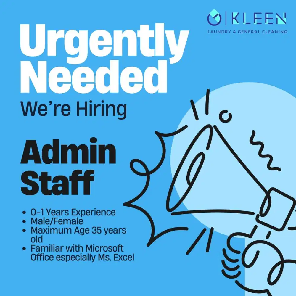 Dibutuhkan Admiin Customer & Design