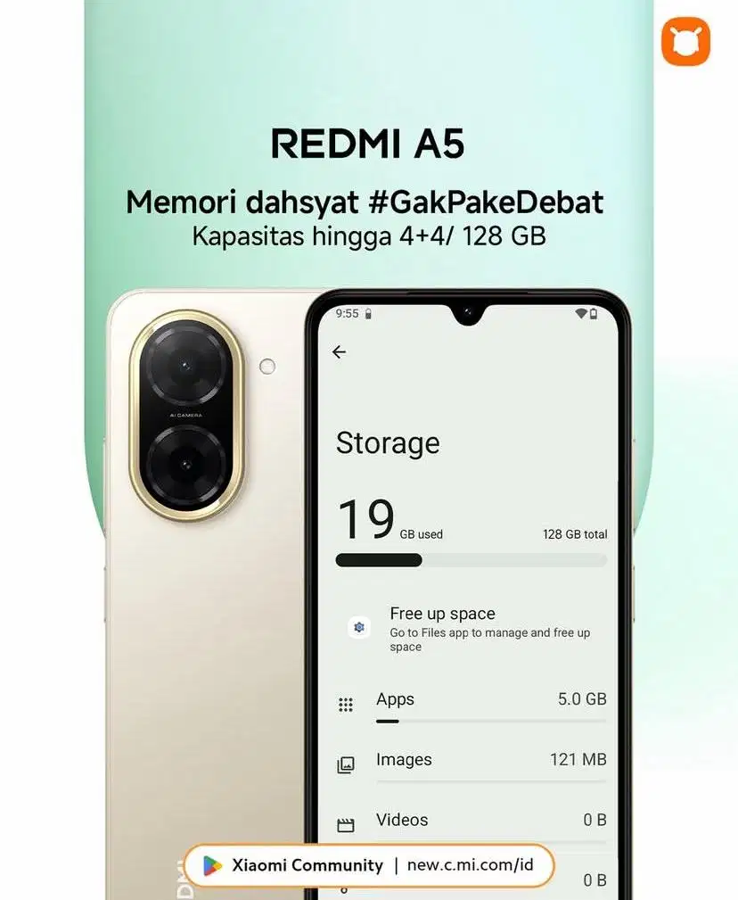 XIAOMI REDMI A5 4/128 NEW GARANSI RESMI‼️