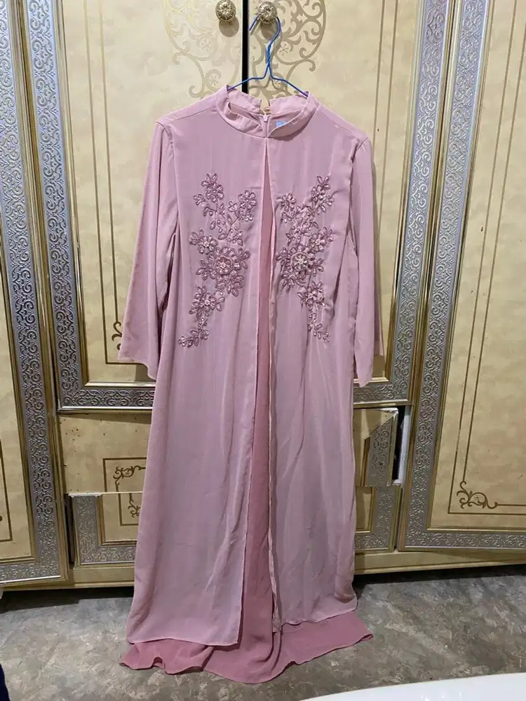Baju gamis / abaya  pink