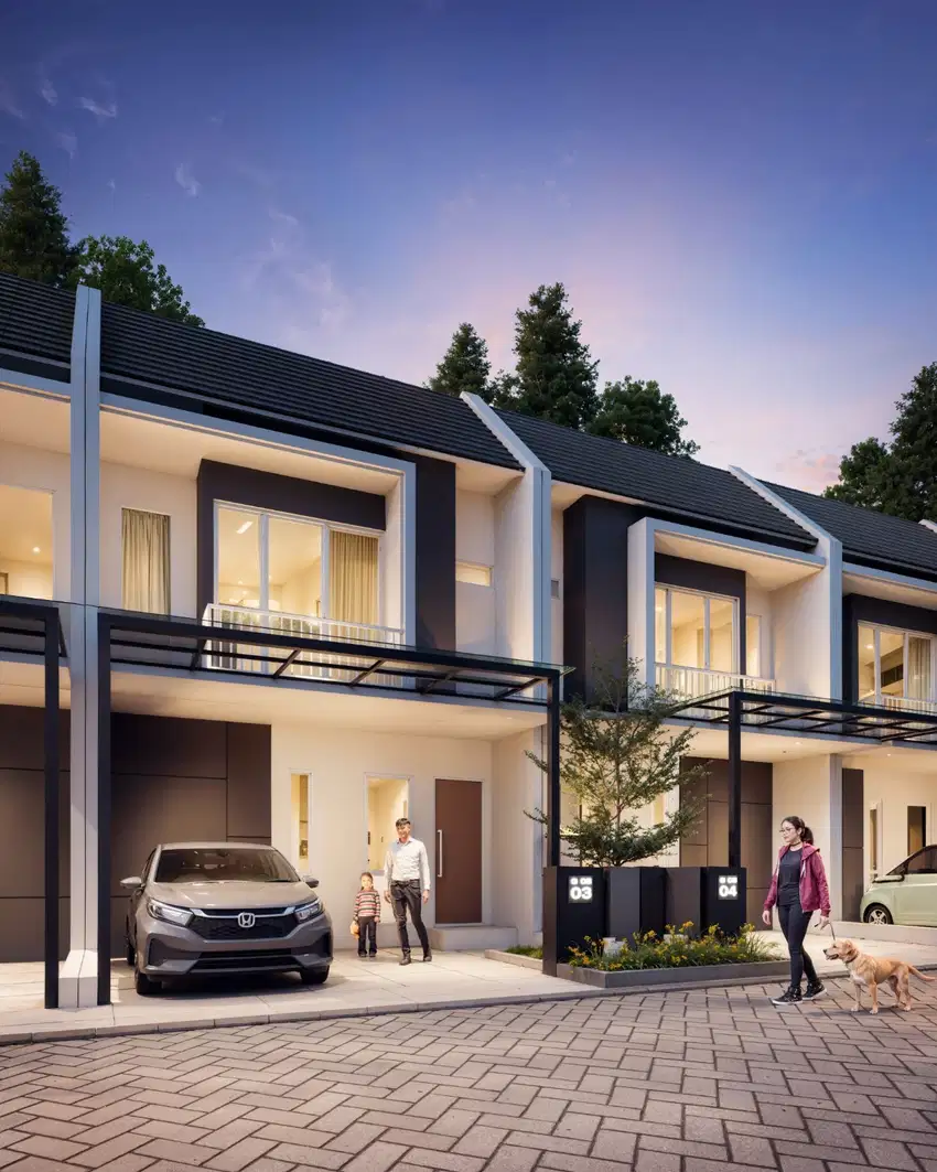 RUMAH MINIMALIS, STRATEGIS CLUSTER BERYL REGENCY MELATI MAS