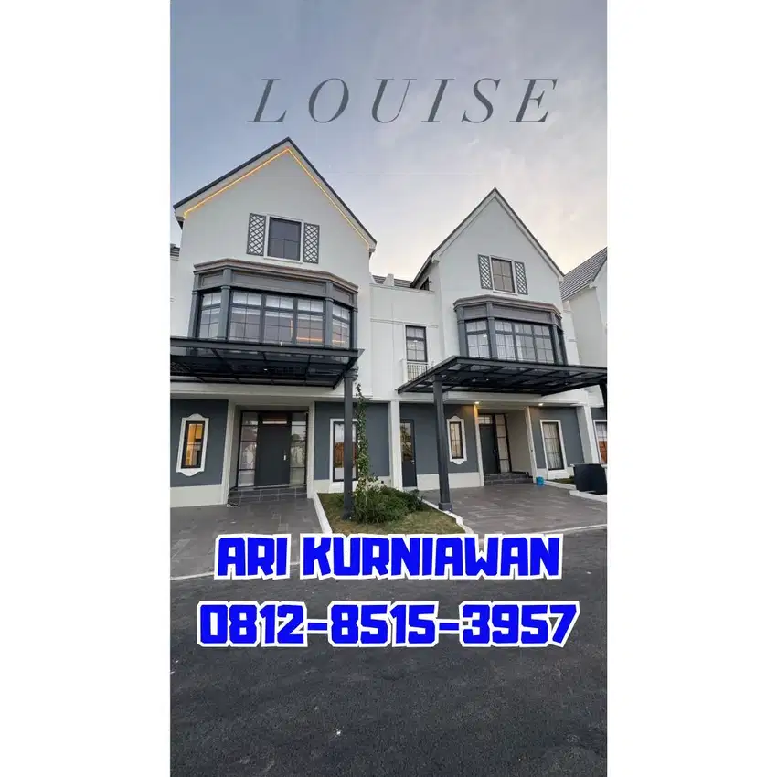 Sisa 2 Unit &free Ppn Cluster Louise Summarecon Serpong 3,6milyar