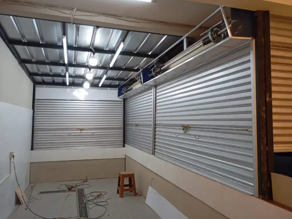 Rolling door folding gate kusen almunium