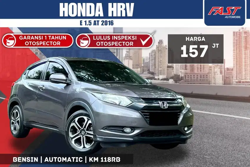 HONDA HRV E 2016 1.5 AT SERVICE RECORD & PAJAK PANJANG #F7ST