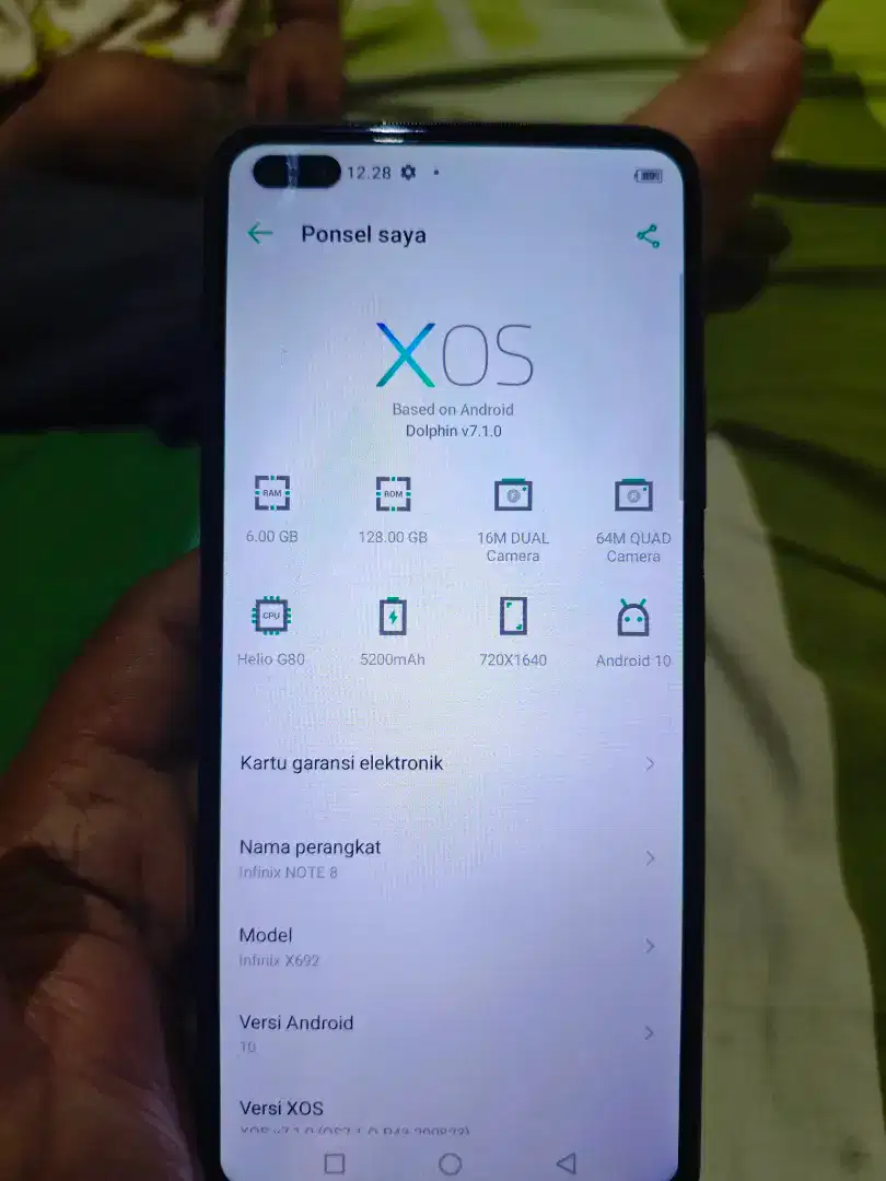 Infinix note 8 6/128