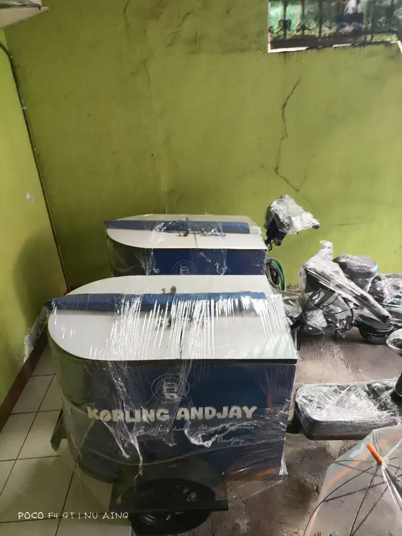 sepeda listrik keliling, box, untuk jualan