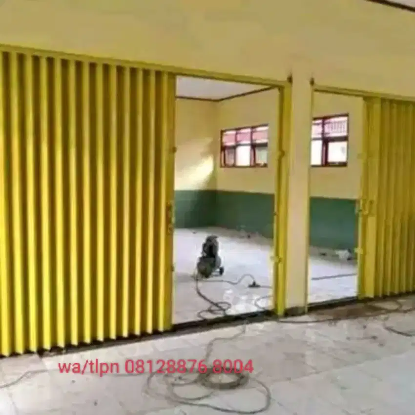 Rolling door gulung dan pintu folding gate ruko