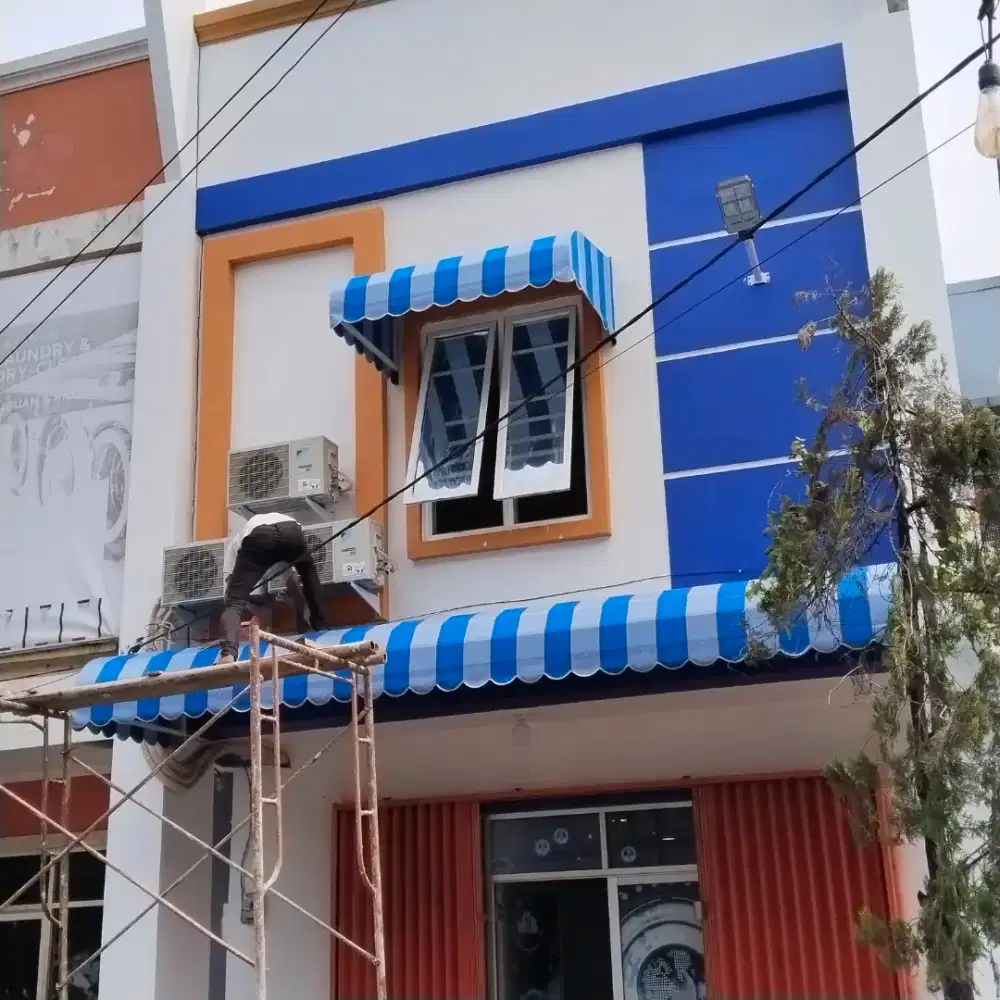 Kanopi awning kain kampas