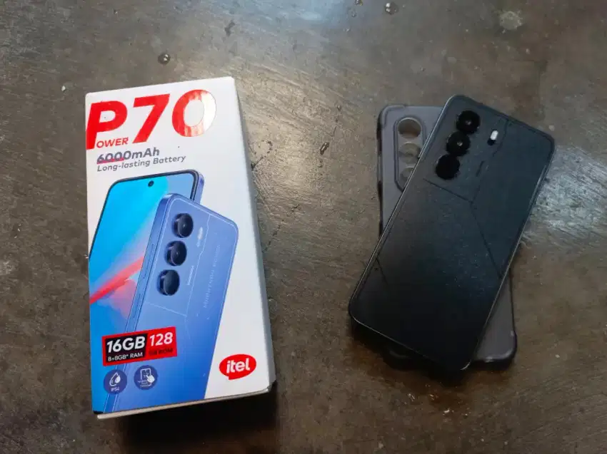 Itel p70 8/128 like new (setara itel s25 p65 redmi note 14c poco c75 )