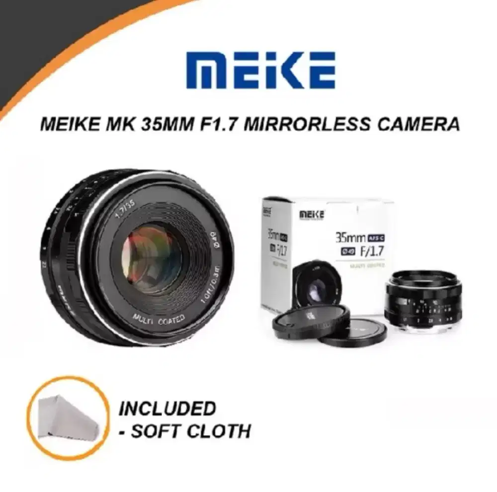 lensa manual meike 35mm f1.7 for sony nex