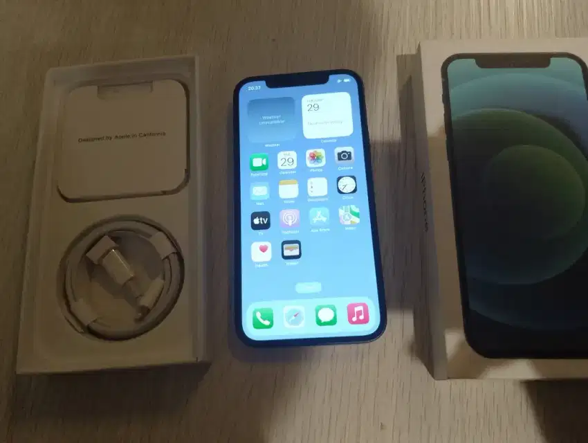 Iphone 12 256gb rasa ada biru