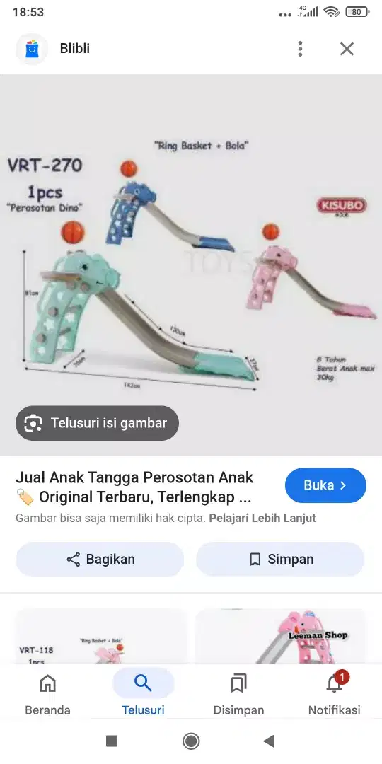 Perosotan anak 3 tangga