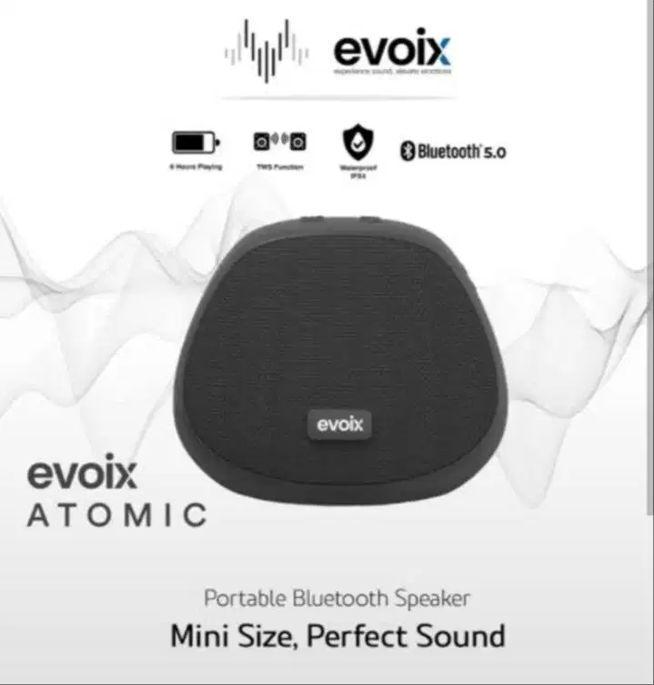 Evoix Atomic portable bluetooth speaker mini perfect sounds
