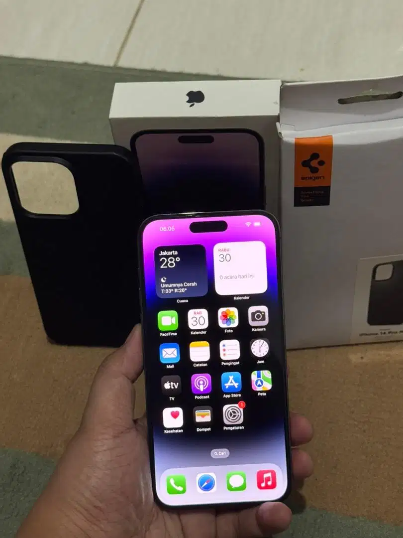 IPHONE 14 PRO MAX LIKE NEW FULLSET IBOX MULUS