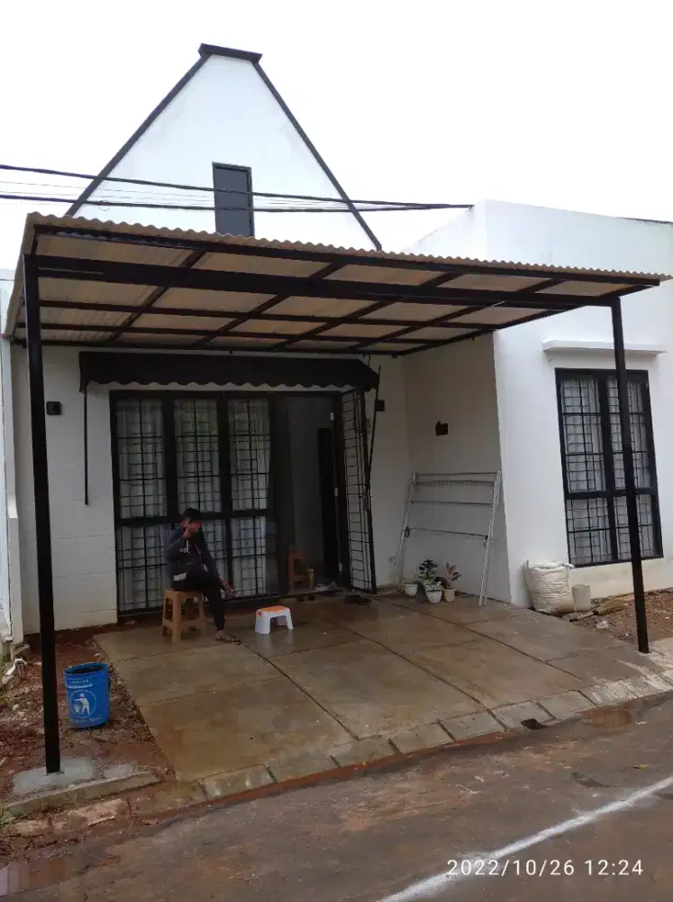 Kanopi alderon satu layer 350.000 Bonus talang air